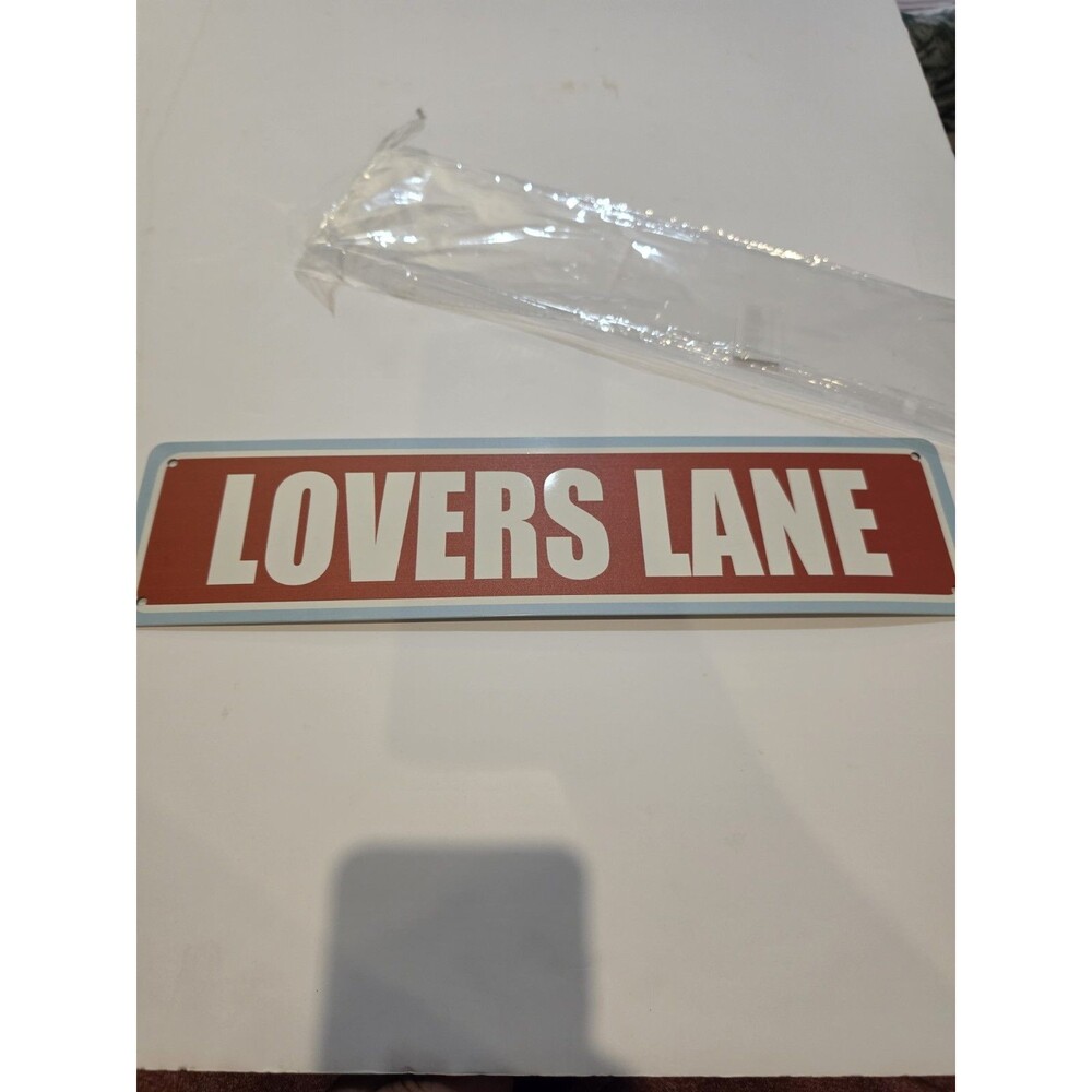 LOVERS LANE Street Sign Metal  funny